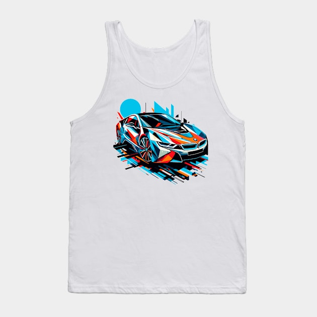 BMW i8 Tank Top by Vehicles-Art